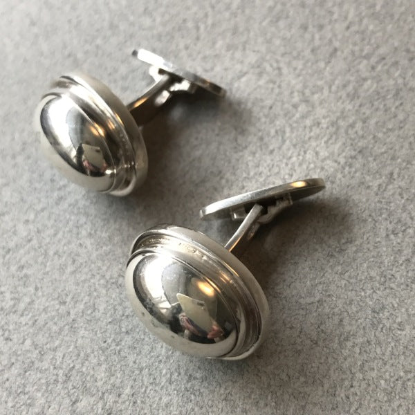 Georg Jensen Sterling Silver Large Cufflinks No 44A – Gallery 925