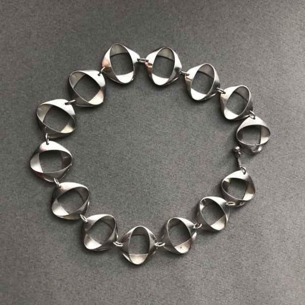 Georg Jensen Sterling Silver Necklace, No. 190 by Henning Koppel