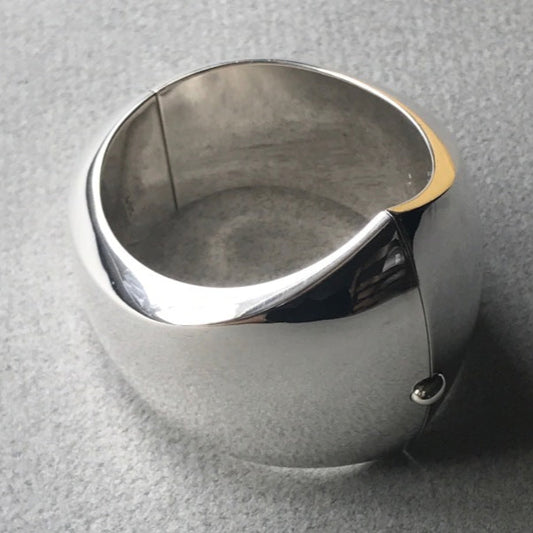 Georg Jensen Sterling Silver Modernist Cuff by Nanna Ditzel No. 107