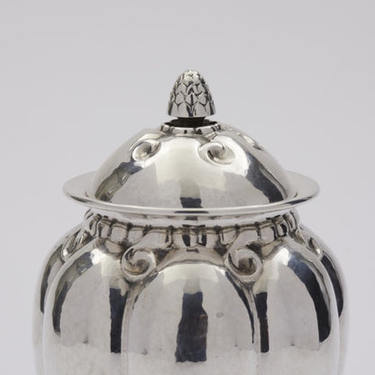 Georg Jensen Sterling Silver "Melon" Tea Caddy No.159