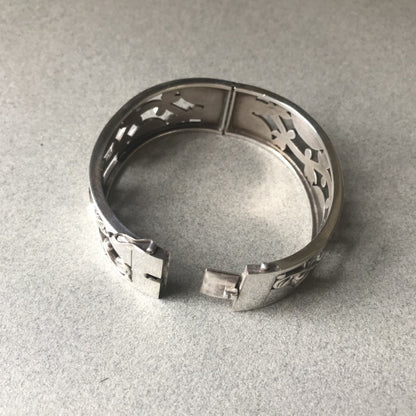 Georg Jensen Sterling Silver Art Deco Bangle, No. 66