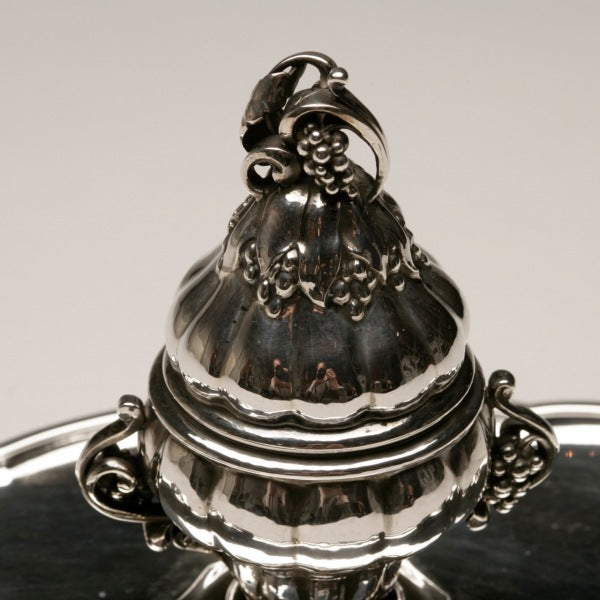 Georg Jensen Sterling Silver Inkwell, No. 346