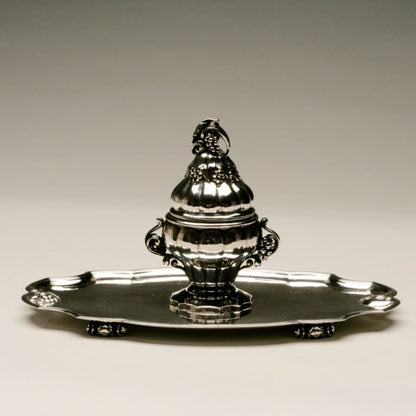 Georg Jensen Sterling Silver Inkwell, No. 346