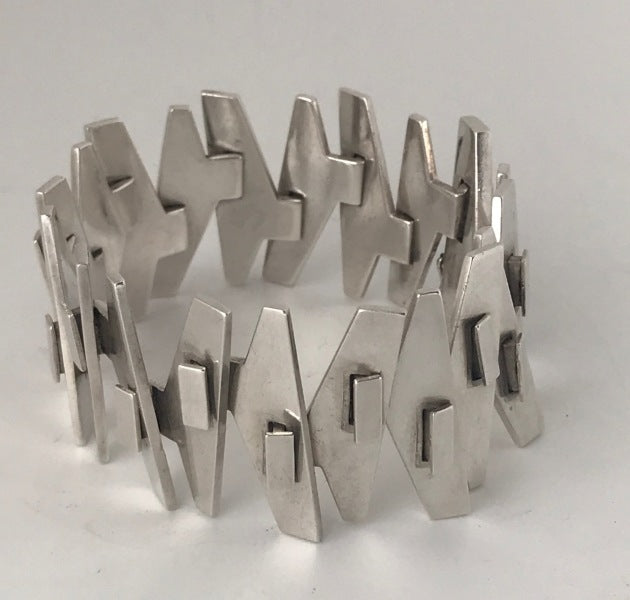 Estate Georg Jensen Sterling Silver Bracelet by Søren Georg Jensen (SGJ) No. 114