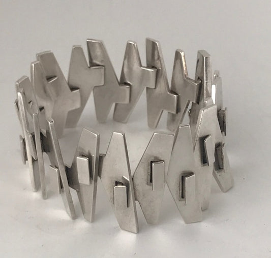 Estate Georg Jensen Sterling Silver Bracelet by Søren Georg Jensen (SGJ) No. 114