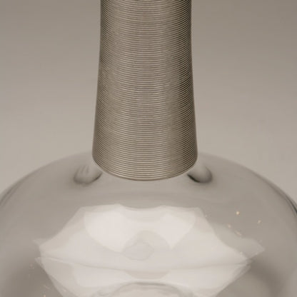 Georg Jensen .999 Silver and Crystal Carafe by Henning Koppel