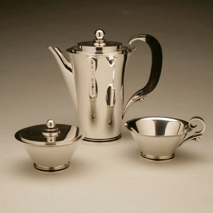 Georg Jensen "Pyramid" large coffee service no. 600B