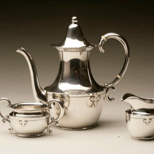 Shreve & Co 14th century 3 piece demi set.