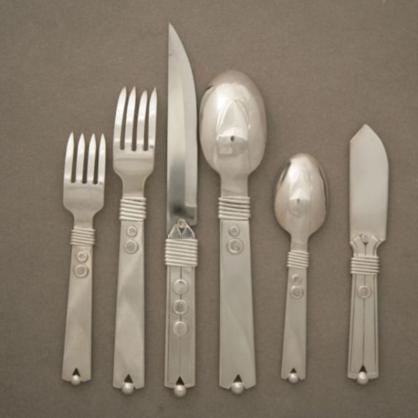 William Spratling very rare set of 12 flatware