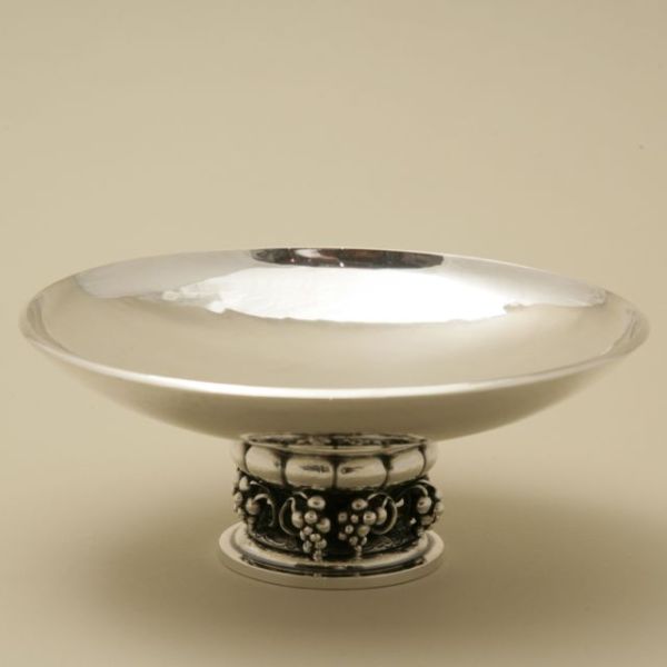 Georg Jensen Sterling Silver Footed Grape Dish No. 296E