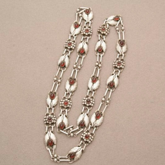 Georg Jensen Necklace no. 1 with Garnets