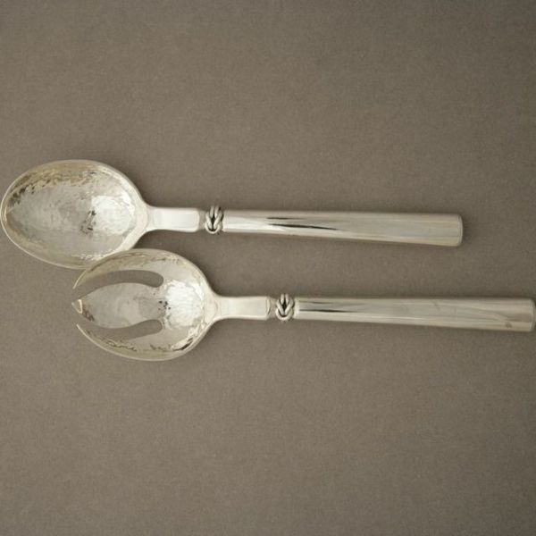 Antonio Pineda Sterling Silver Salad Servers