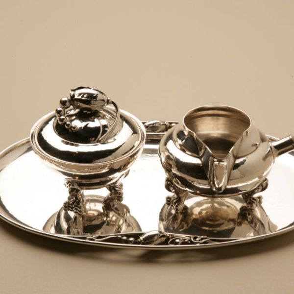 Georg Jensen Blossom Tray, no. 2P