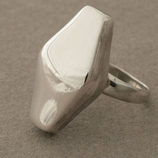 Georg Jensen Sterling Silver Bold 1970s Ring No. 250 by Kim Naver