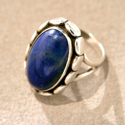 Georg Jensen Ring with Lapis Lazuil, no. 19