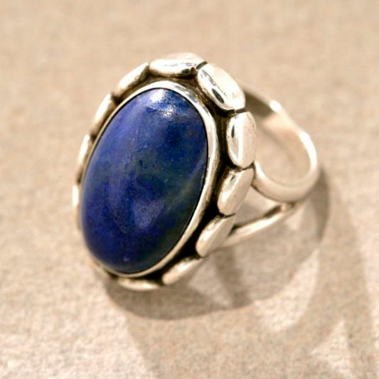 Georg Jensen Ring with Lapis Lazuil, no. 19