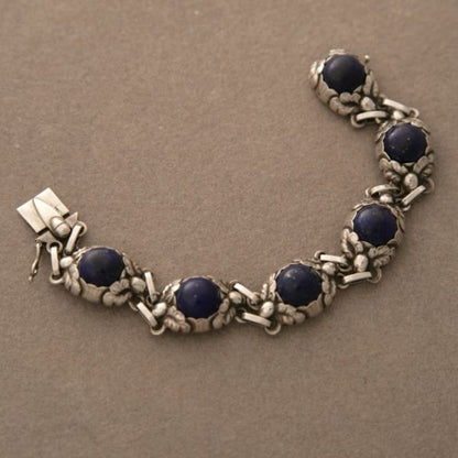 Georg Jensen Bracelet with Lapis Lazuli, no. 57A