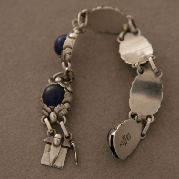 Georg Jensen Bracelet with Lapis Lazuli, no. 57A