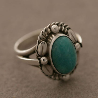 Georg Jensen Ring with Amazonite, no. 1