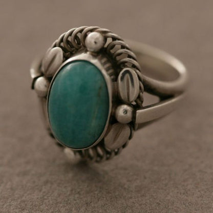 Georg Jensen Ring with Amazonite, no. 1