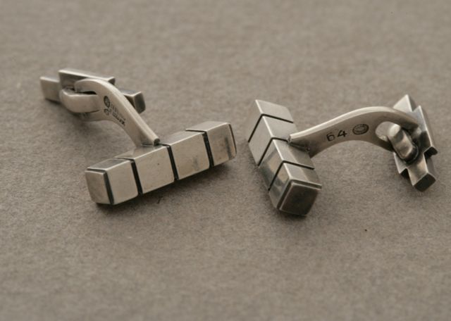 Georg Jensen Art Deco cufflinks no. 64