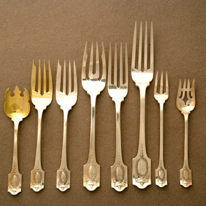 Shreve & Co. Massive Service for 12 Flatware Set in the Adam Pattern