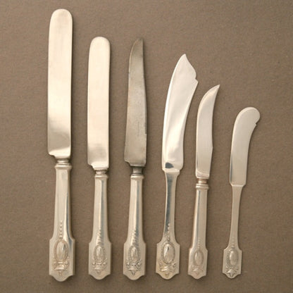 Shreve & Co. Massive Service for 12 Flatware Set in the Adam Pattern