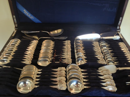 Shreve & Co. Massive Service for 12 Flatware Set in the Adam Pattern