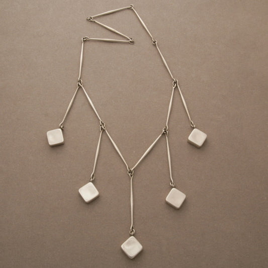 Georg Jensen Sterling Silver Necklace No. 123 by Astrid Fog