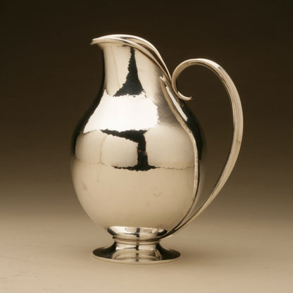 Georg Jensen Art Deco Water Pitcher, no. 319A by Harald Nielsen