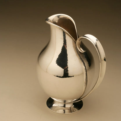 Georg Jensen Art Deco Water Pitcher, no. 319A by Harald Nielsen