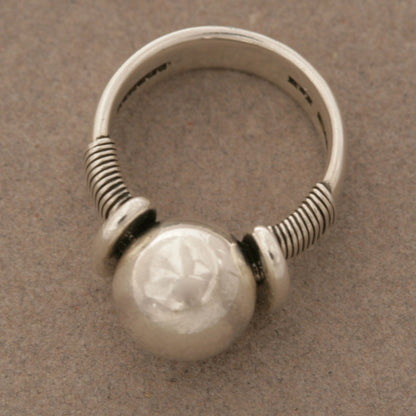 Hans Hansen Modernist Ball Ring