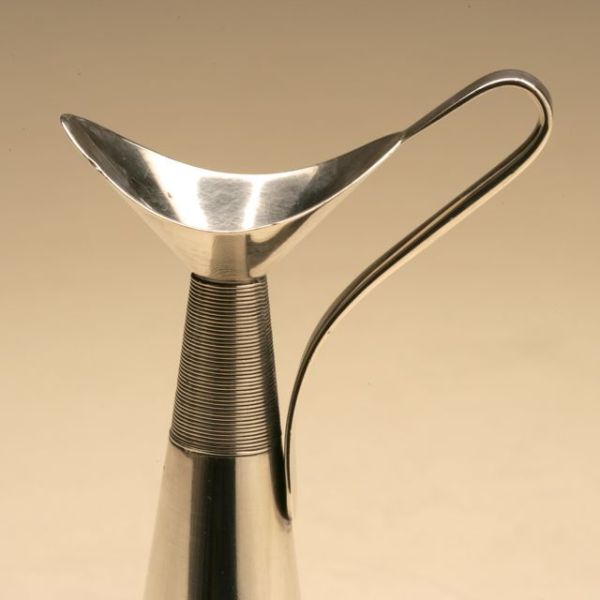 Frantz Hingelberg Sterling Silver Modernist Oil Cruet Designed by Svend Weihrauch