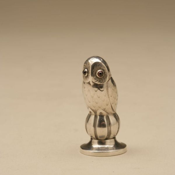 Estate Georg Jensen Super Rare Sterling Silver "Owl" Wax Seal