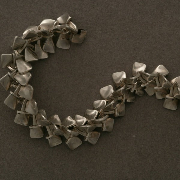 Georg Jensen Sterling Silver "Vertebrae" Bracelet  No. 108 by Nanna Ditzel