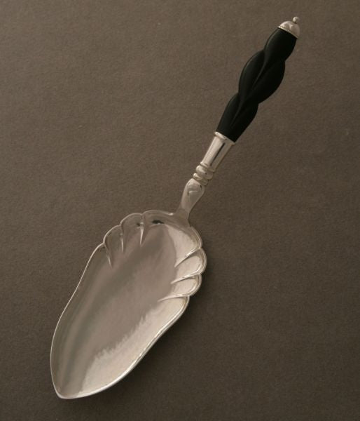 Danish Cake Server with Ebony Handle