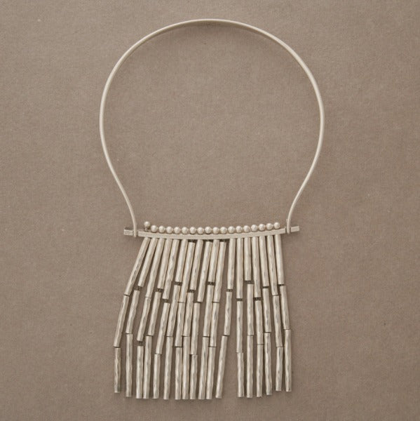 Hans Hansen Super Rare Striking "Fringe" Neckring, no. 392