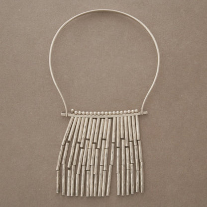 Hans Hansen Super Rare Striking "Fringe" Neckring, no. 392