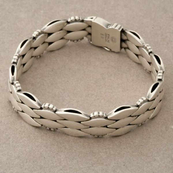 Georg Jensen Narrow Bracelet by Harald Nielsen, no. 86