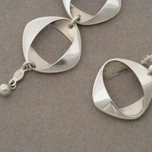 Georg Jensen Earrings by Henning Koppel, no. 190