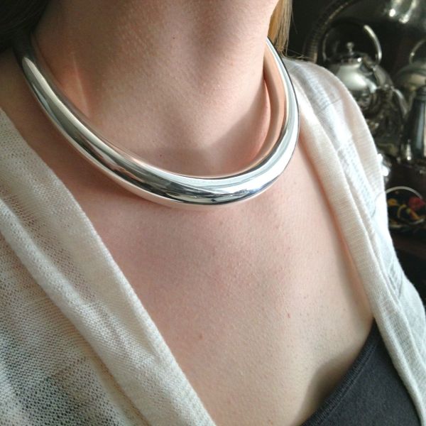 Georg Jensen Aura Neck Ring by Anne Ammitzbøll, no. 294