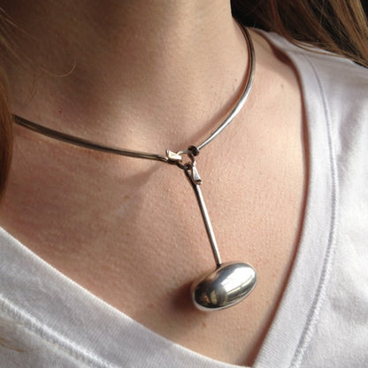 Georg Jensen Drop Pendant by Vivianna Torun, no. 302