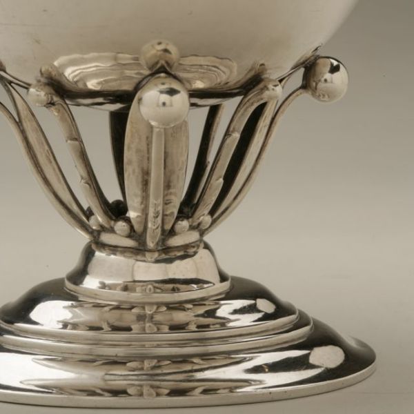 Georg Jensen oval footed bowl no. 6