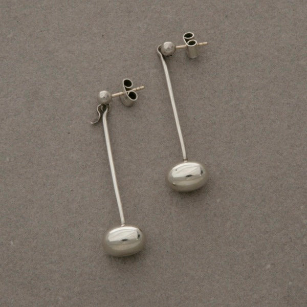 Georg Jensen Drop Pendant Earrings by Vivianna Torun