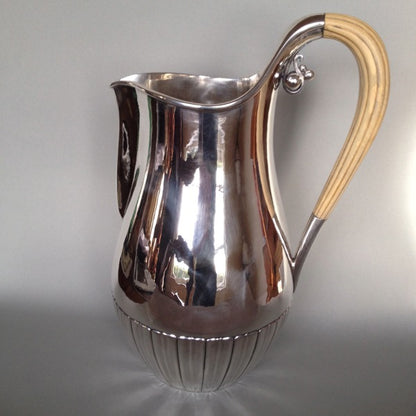 Georg Jensen extra large "Cosmos" Pitcher by Johan Rohde, no. 45