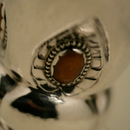 Georg Jensen Cup with Amber Cabochons