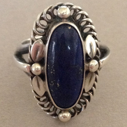 Georg Jensen Ring with Lapis Lazuli, no. 1