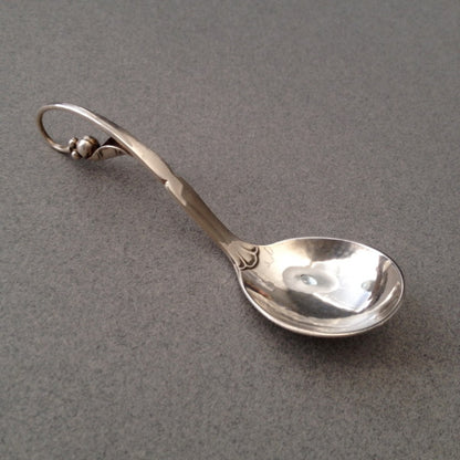 Georg Jensen Sterling Silver Ornamental Sugar Spoon No. 21