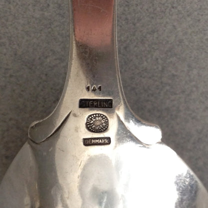 Estate Georg Jensen Sterling Silver Ornamental Serving Spoon No. 141