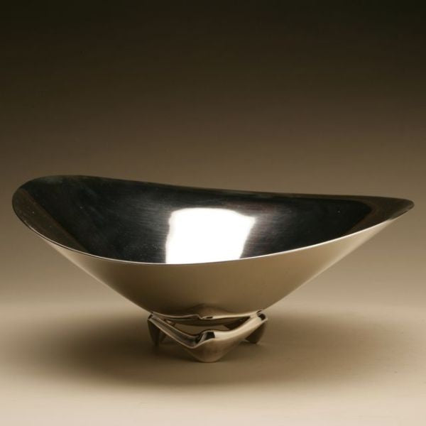 Georg Jensen Sterling Silver Centerpiece Bowl No. 980A By Henning Koppel